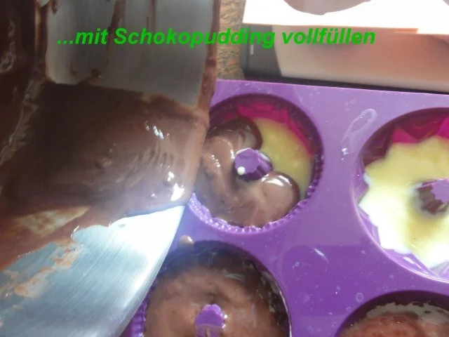Dessert:  SCHOKO - VANILLE - PUDDING - Rezept - Bild Nr. 5