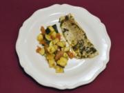 Meerbarbenfilets mit Zucchini - Rougets aux courgettes (Saskia Valencia) - Rezept