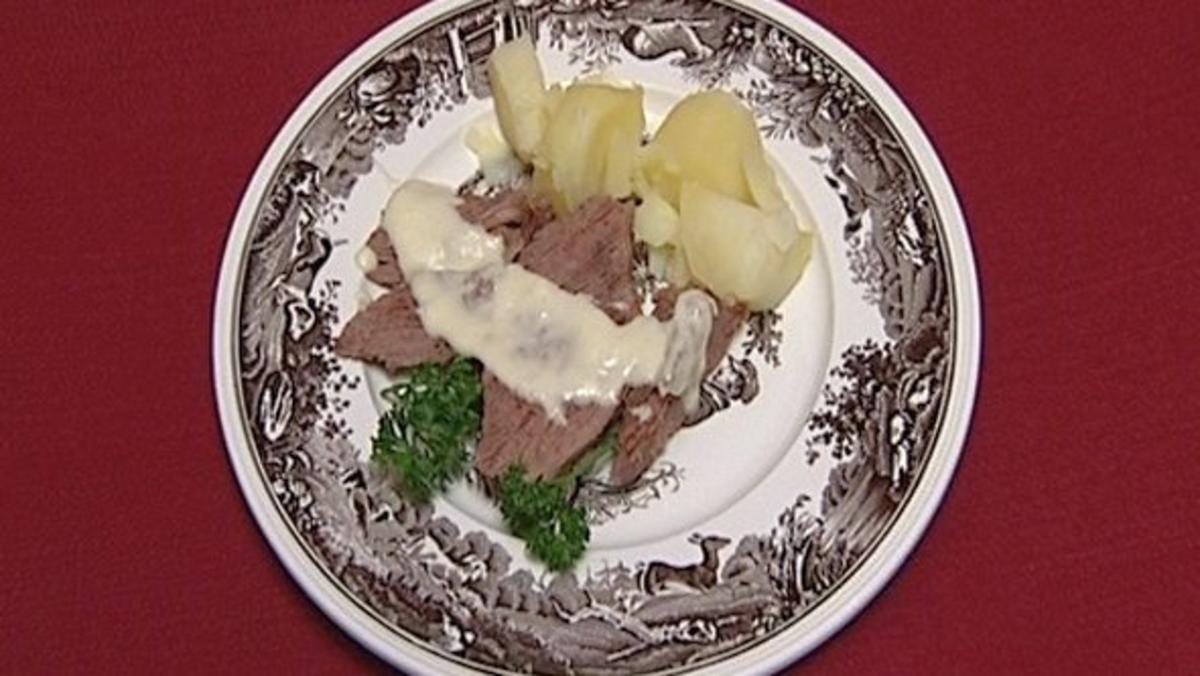 Tafelspitz mit Meerrettich und Salzkartoffeln (Tony Marshall) - Rezept
Von Einsendungen Das perfekte Promi Dinner