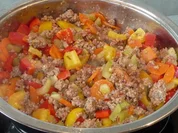 Hackfleisch: Hack - Gemüsepfanne - Rezept