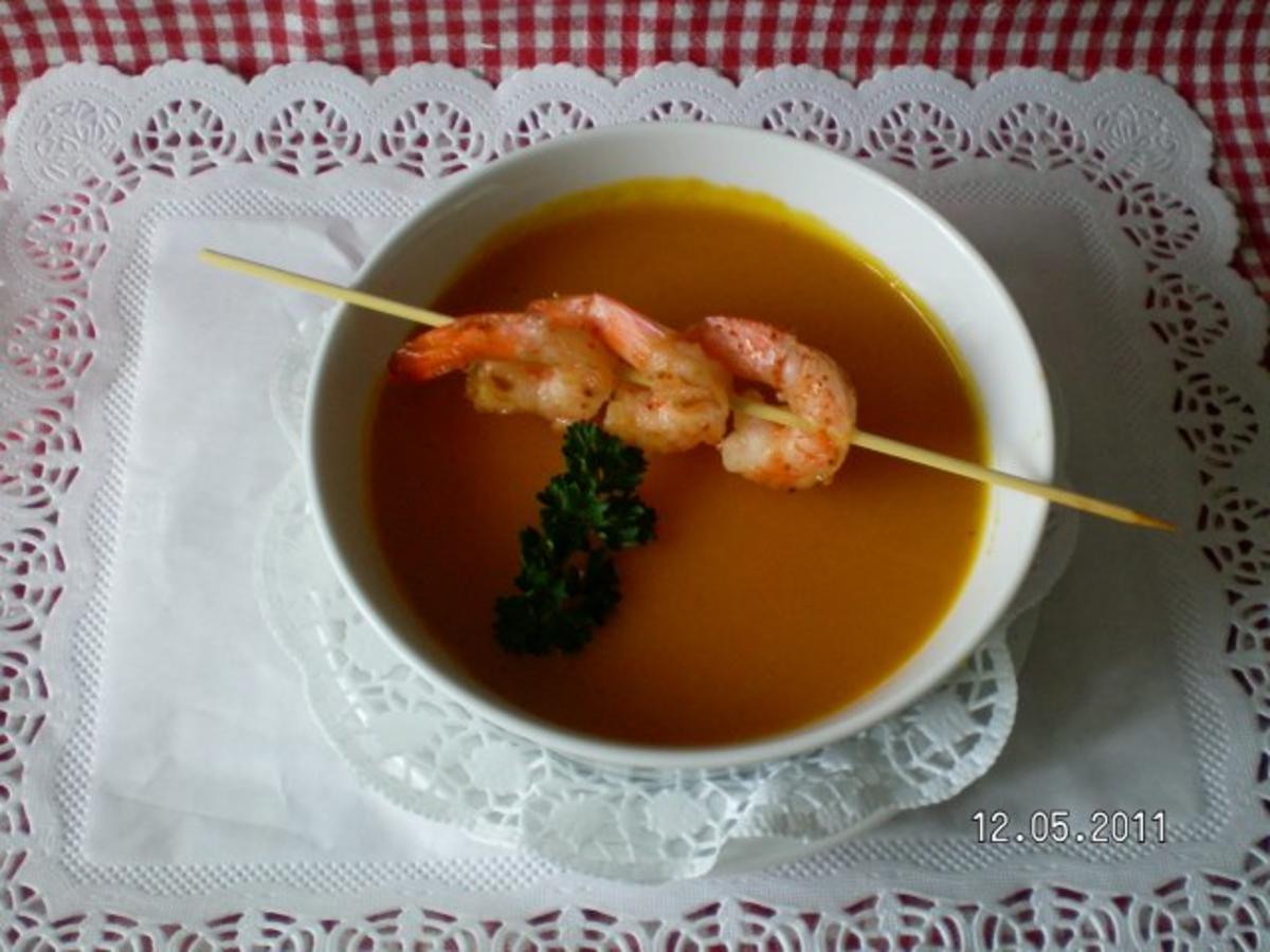 Bilder für Kürbissuppe mit Kokosmilch Rezept