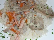 Rezept: Medaillons mit Gemรผse in Senfrahm Medaillons mit Gemรผse in Senfrahm - Rezept