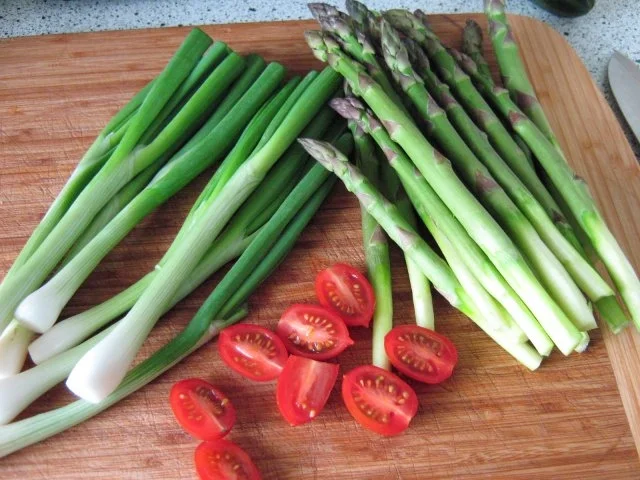 Rezept: Gebratener Spargel, grün mit Jakobsmuscheln Bild Nr. 3 Gebratener Spargel, grün mit Jakobsmuscheln - Rezept - Bild Nr. 3