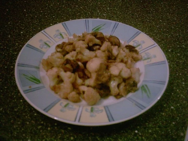 Blumenkohl - Champignon - Salat - Rezept
