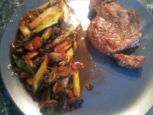 Vier Kostbarkeiten im mediterranen Wok - Rezept