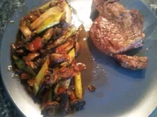 Vier Kostbarkeiten im mediterranen Wok - Rezept