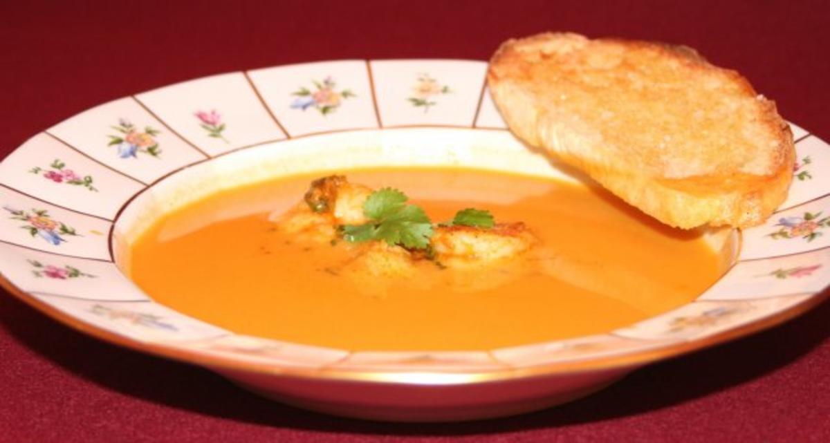 Kokos-Tomaten-Suppe mit Jakobsmuscheln - Rezept By Das perfekte Dinner