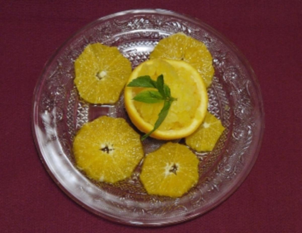 Orangensorbet mit Muskatteller und Orangensalat (Saskia Valencia ...