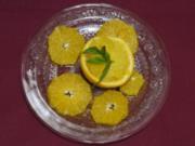 Orangensorbet mit Muskatteller und Orangensalat (Saskia Valencia) - Rezept