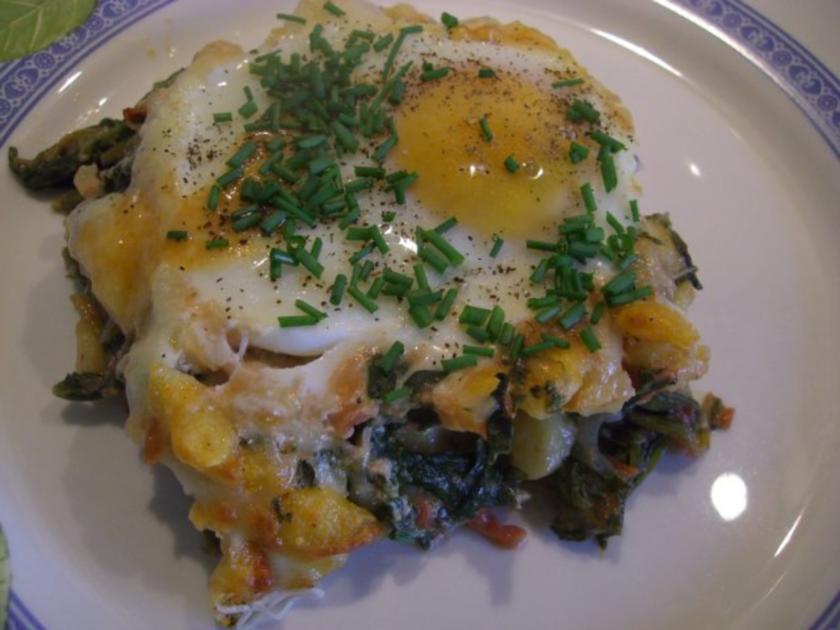 ~ Fleischlos ~ Spinat - Knöpfle - Topf überbacken - Rezept - kochbar.de