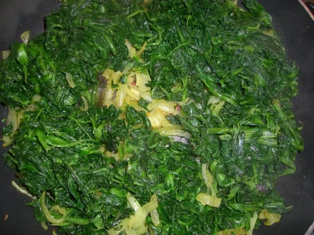 Rezept: ~ Fleischlos ~ Spinat - Knöpfle - Topf überbacken Bild Nr. 2 ~ Fleischlos ~ Spinat - Knöpfle - Topf überbacken - Rezept - Bild Nr. 2