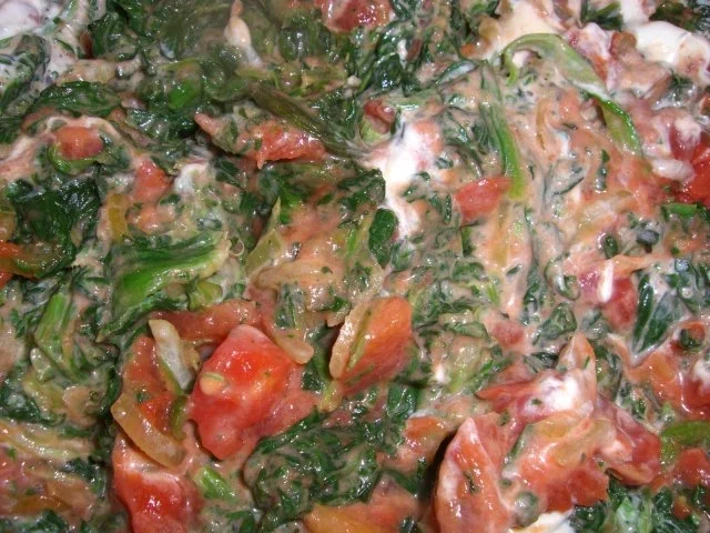 Rezept: ~ Fleischlos ~ Spinat - Knöpfle - Topf überbacken Bild Nr. 4 ~ Fleischlos ~ Spinat - Knöpfle - Topf überbacken - Rezept - Bild Nr. 4