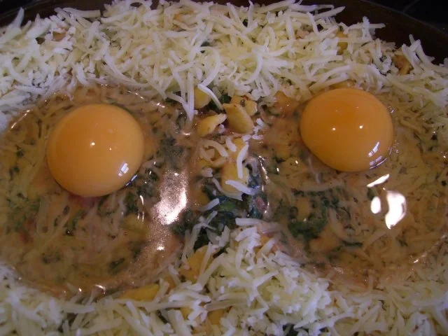 Rezept: ~ Fleischlos ~ Spinat - Knöpfle - Topf überbacken Bild Nr. 8 ~ Fleischlos ~ Spinat - Knöpfle - Topf überbacken - Rezept - Bild Nr. 8