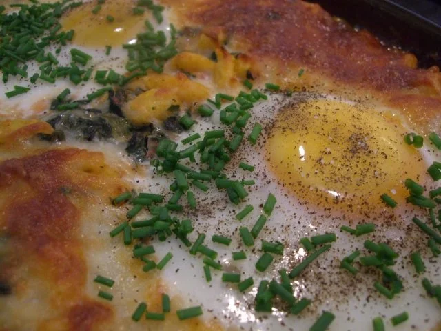 Rezept: ~ Fleischlos ~ Spinat - Knöpfle - Topf überbacken Bild Nr. 10 ~ Fleischlos ~ Spinat - Knöpfle - Topf überbacken - Rezept - Bild Nr. 10