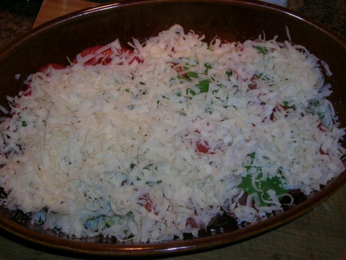 Puten Saltimbocca mit Kartoffel-Tomaten-Gratin - Rezept - Bild Nr. 4