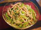 Wurstsalat mit Paprika und Zwiebeln - Rezept