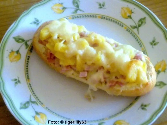 Baguette à la Bistro 'Hawaii' - Rezept - Bild Nr. 2