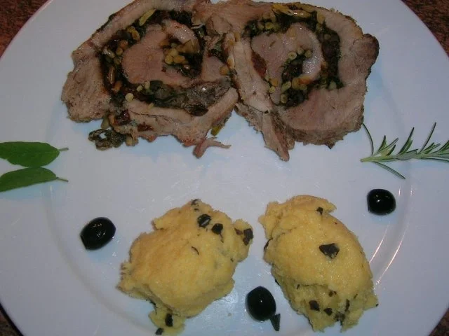 Rollbraten, mediterran gefüllt mit Käsepolenta - Rezept - Bild Nr. 15