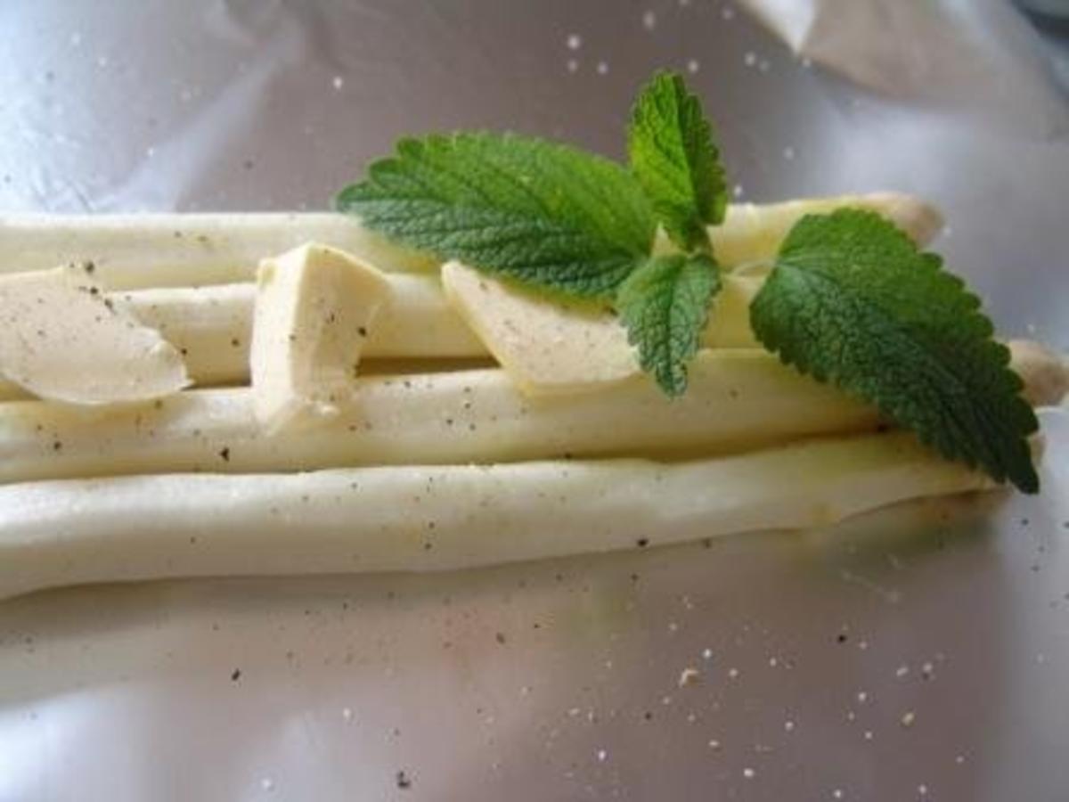 Spargel vom Grill mit Ananassalbei - Rezept - Bild Nr. 2