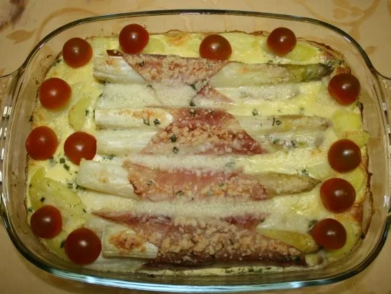 Spargelauflauf mit Kartoffeln - Rezept - Bild Nr. 8