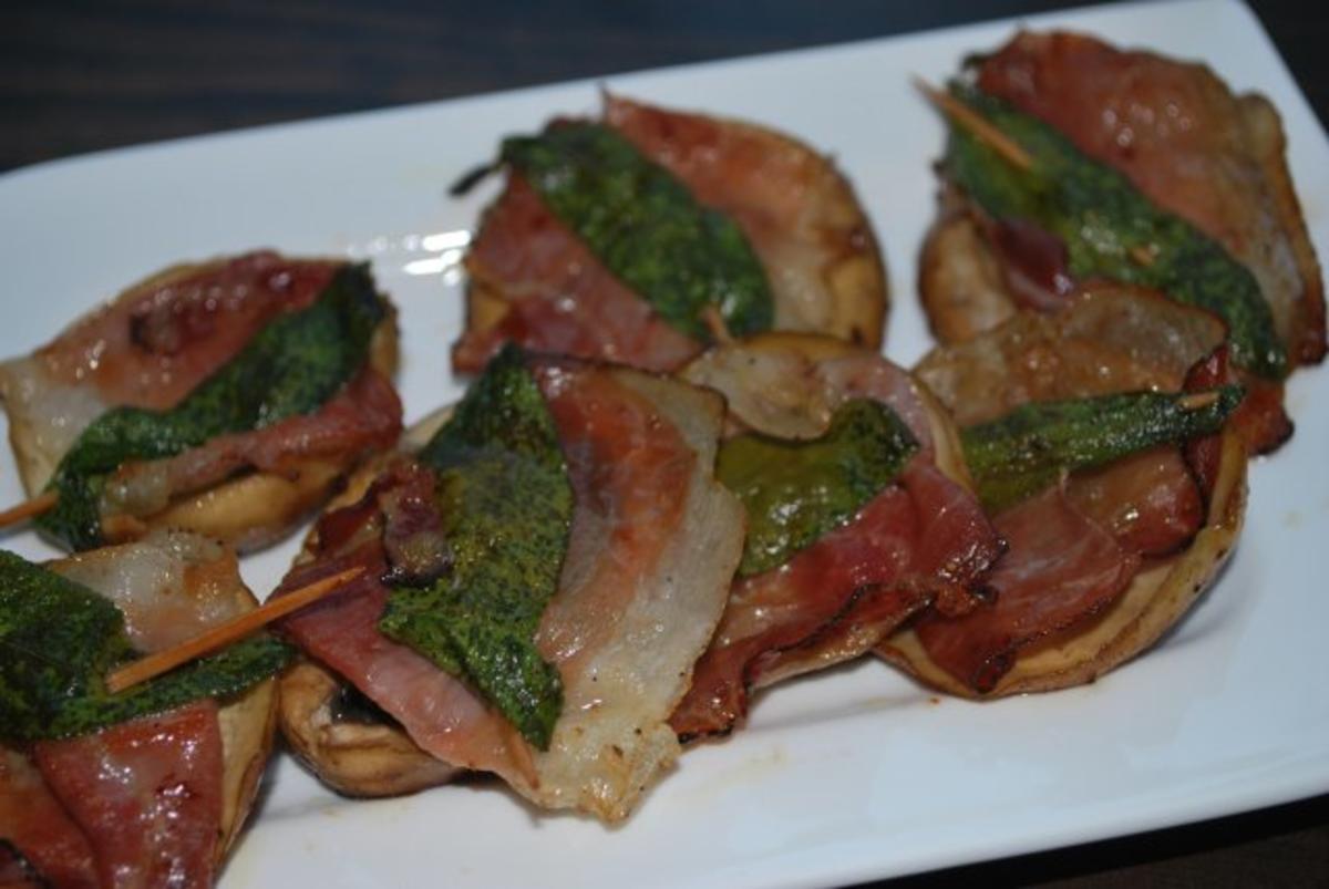 Bilder für Pilz-Saltimbocca - Rezept