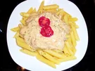Pasta: Penne al  crema di salmone - Rezept