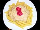 Pasta: Penne al  crema di salmone - Rezept