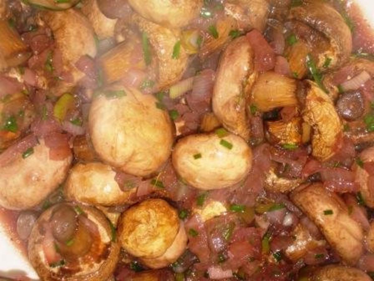 Marinierte Champignons - einfach - 46 kcal/100g