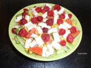 Salat mit Feta und frischen Himbeeren - Rezept - Bild Nr. 4