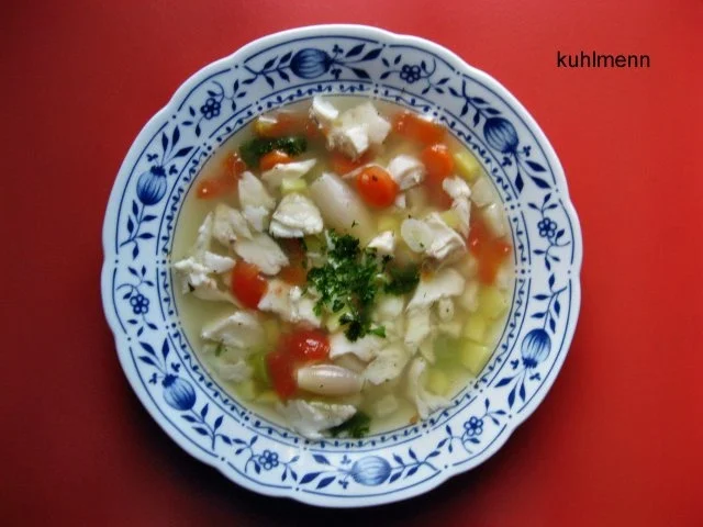 Rezept: Klare Fischsuppe vom Havel-Zander Klare Fischsuppe vom Havel-Zander - Rezept