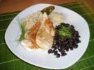 Hähnchensteak mit schwarzen Bohnen - Rezept