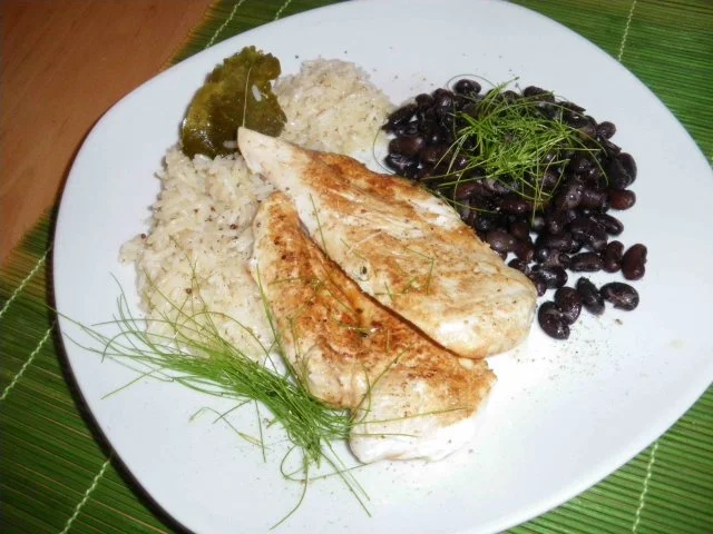 Hähnchensteak mit schwarzen Bohnen - Rezept - Bild Nr. 2
