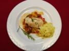 Hühnerbrustfilet auf Ratatouille mit Kräuter-Tagliatelle (Felix Baumgartner) - Rezept
