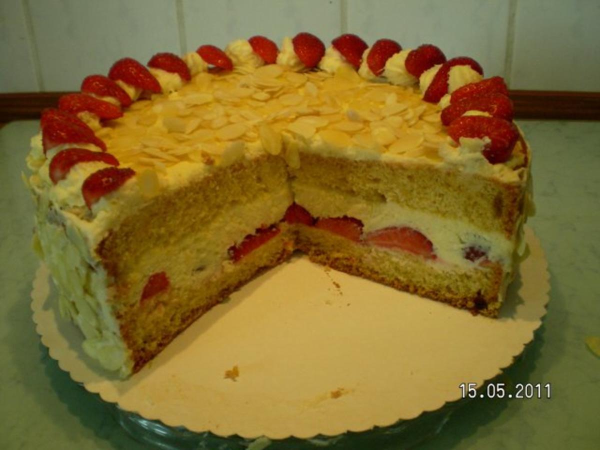 Erdbeer-Mascarpone-Torte - Rezept mit Bild - kochbar.de