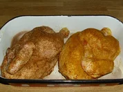 halb Cyros halb China Hähnchen - Rezept