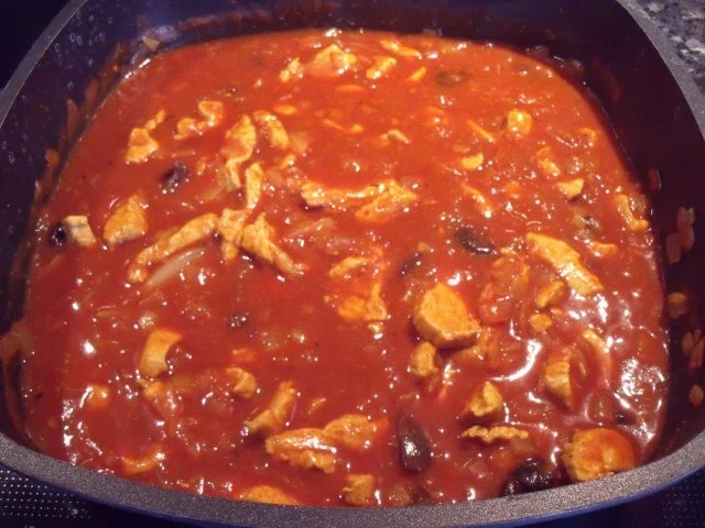 Rezept: Orientalisch: Hühnchen in Granatapfel-Sauce Bild Nr. 3 Orientalisch: Hühnchen in Granatapfel-Sauce - Rezept - Bild Nr. 3