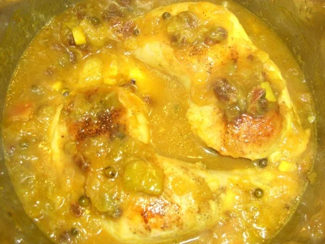 Rezept: Rhabarber - Hähnchen Bild Nr. 6 Rhabarber - Hähnchen - Rezept - Bild Nr. 6