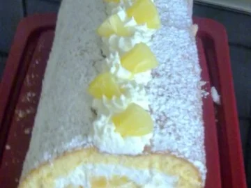 Ananas-Sahne-Rolle - Rezept - Bild Nr. 2