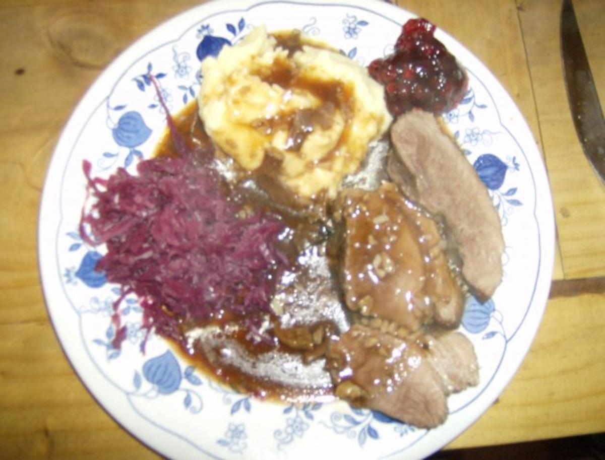 Wildsaubraten - Rezept