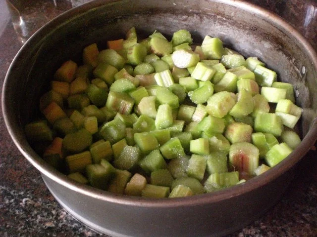 Rhabarbertarte nach Art der Tarte Tatin - Rezept - Bild Nr. 3