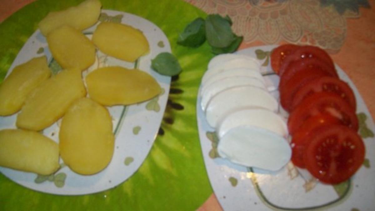 Irenes  schnelle- Mozzarella- Kartoffel- Türmchen - Rezept - Bild Nr. 2