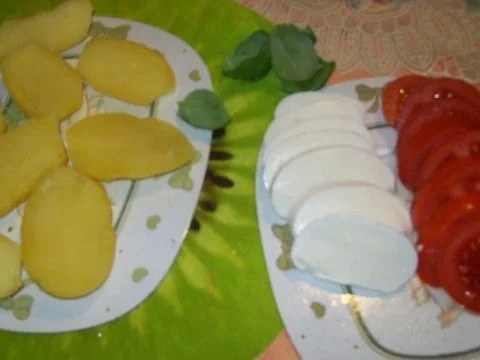Irenes  schnelle- Mozzarella- Kartoffel- Türmchen - Rezept - Bild Nr. 2