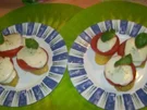 Irenes  schnelle- Mozzarella- Kartoffel- Türmchen - Rezept
