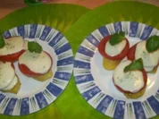 Irenes  schnelle- Mozzarella- Kartoffel- Türmchen - Rezept