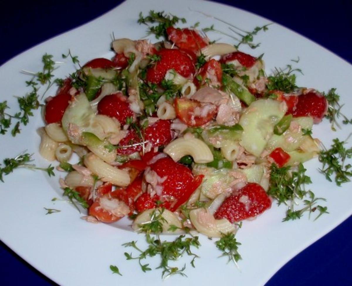 Fruchtiger Thunfisch-Nudelsalat - Rezept