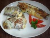 Galettes mit Spargelfüllung überbacken - Rezept