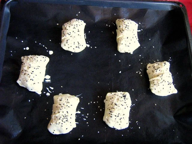 Rezept: Ziegenfrischkäse mit Kräutern im Croissantmantel... Bild Nr. 4 Ziegenfrischkäse mit Kräutern im Croissantmantel... - Rezept - Bild Nr. 4