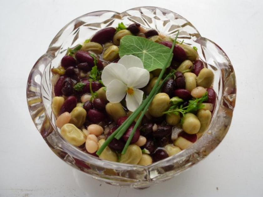 Bunter Bohnensalat - einfach - 210 kcal/100g