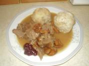 Rehragout mit Pfifferlingen - Rezept