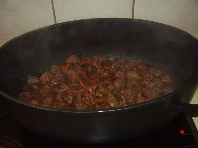 Rezept: Rehragout mit Pfifferlingen Bild Nr. 4 Rehragout mit Pfifferlingen - Rezept - Bild Nr. 4